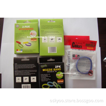 Mosquito Repellent Silicone Bracelets Wristbands (P5102)